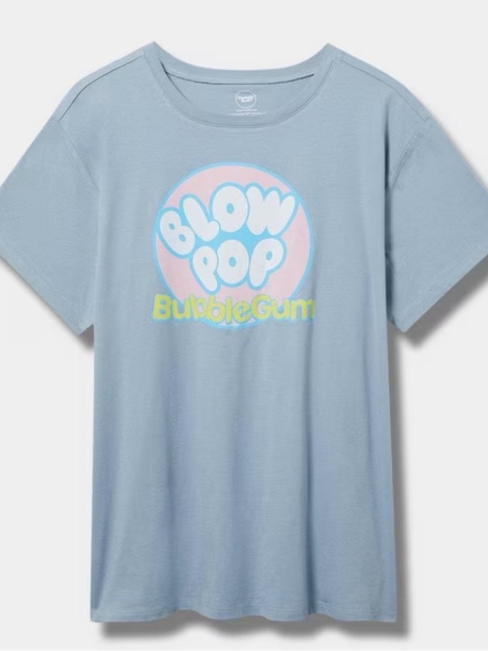 torrid Light Blue Blow Pop Bubble Gum Graphic Tee